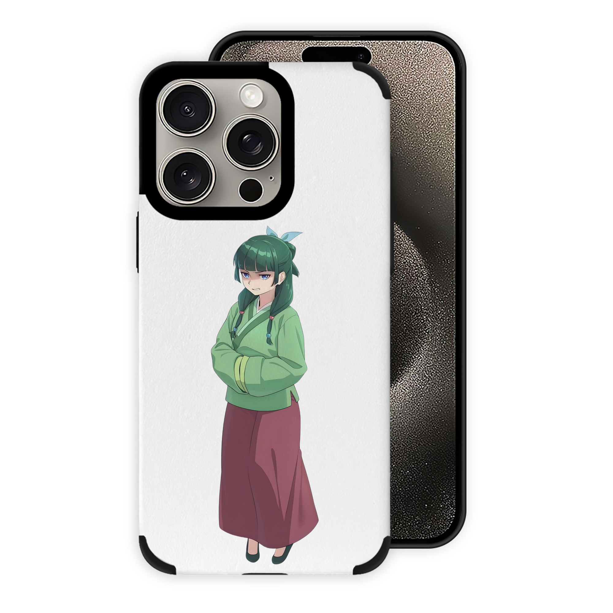 薬屋のひとりごと The Apothecary Diaries 【iPhone15ProMax対応】 PUレザー スマホケース 耐衝撃＆黄変防止