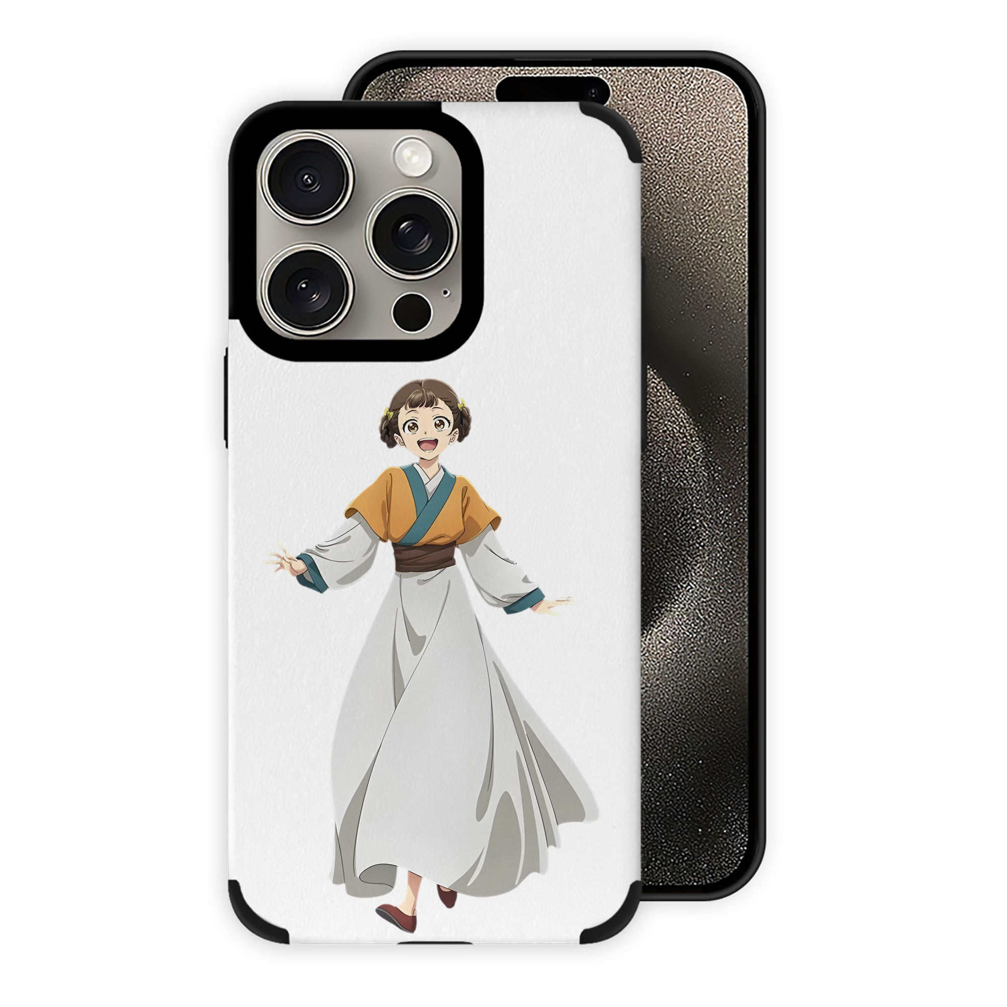 （画像用） 薬屋のひとりごと The Apothecary Diaries 【iPhone15ProMax対応】 PUレザー スマホケース 耐衝撃＆黄変防止