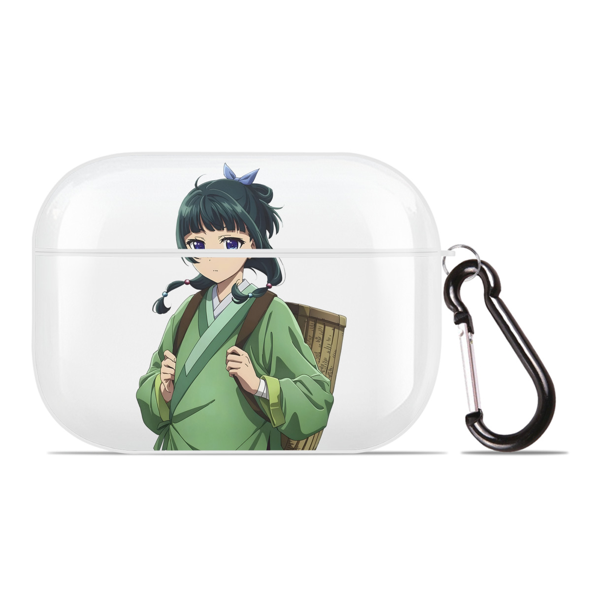 （画像用） 薬屋のひとりごと The Apothecary Diaries 【AirPods Pro用】ハードシェル保護ケース 耐衝撃・防指紋・カラビナ付き商品仕様