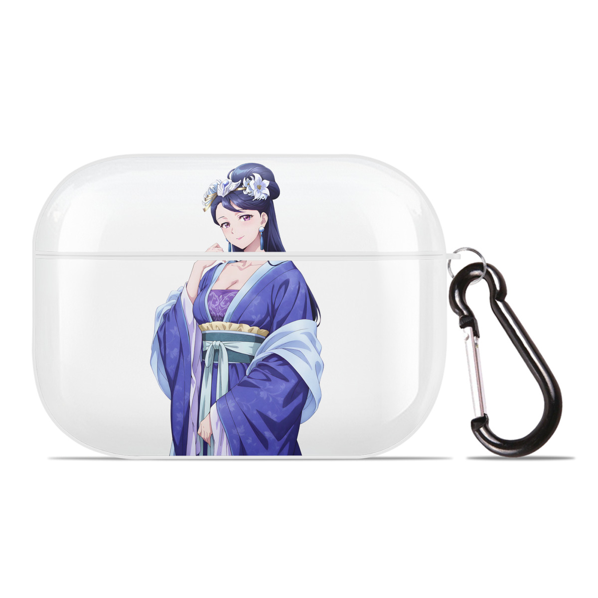 （画像用） 薬屋のひとりごと The Apothecary Diaries 【AirPods Pro用】ハードシェル保護ケース 耐衝撃・防指紋・カラビナ付き商品仕様