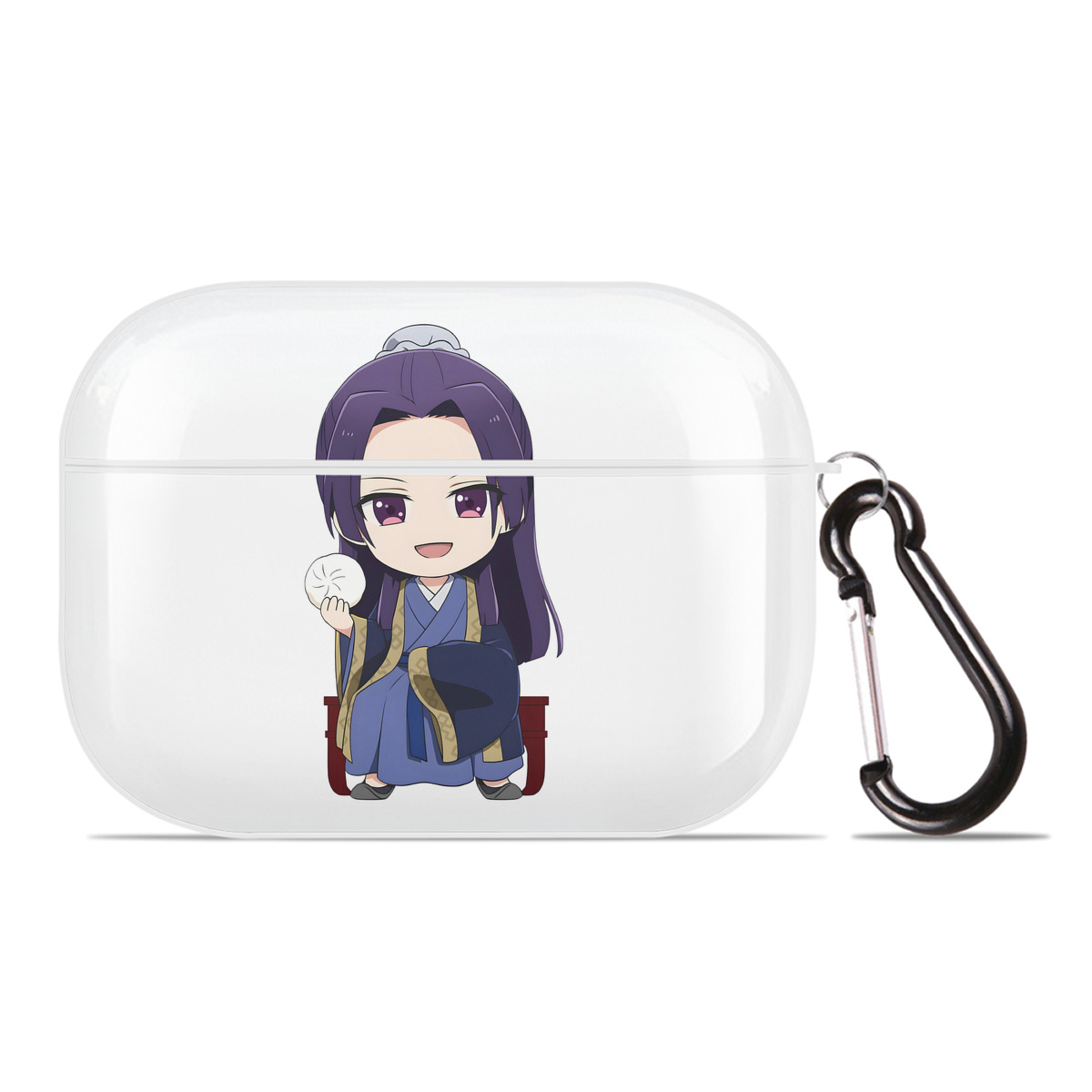 （画像用） 薬屋のひとりごと The Apothecary Diaries 【AirPods Pro用】ハードシェル保護ケース 耐衝撃・防指紋・カラビナ付き商品仕様