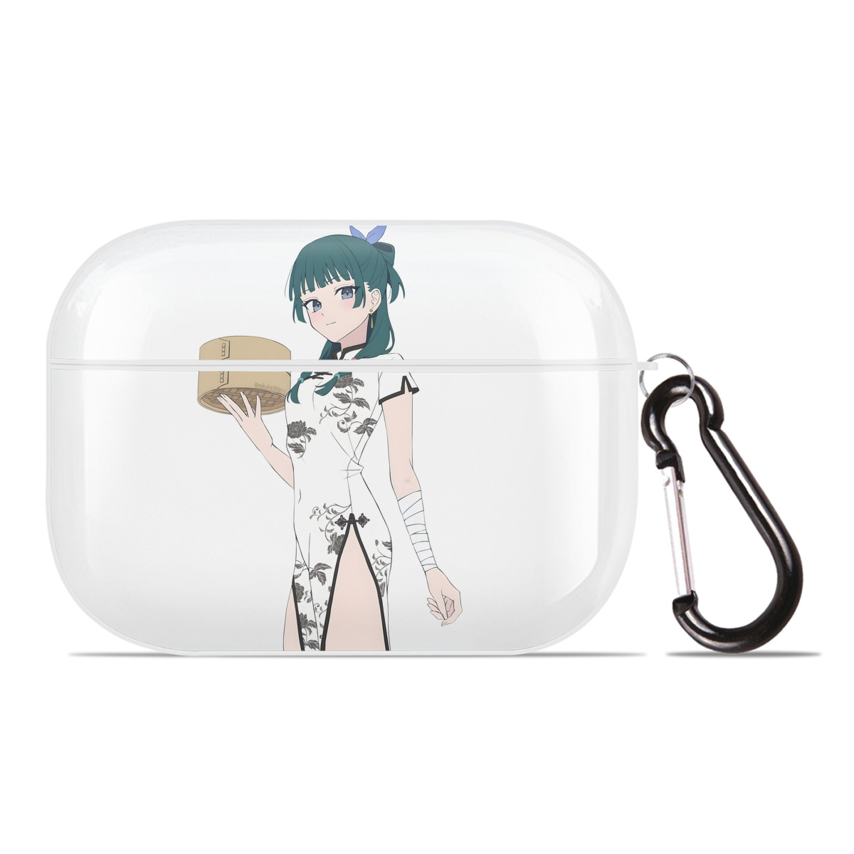 （画像用） 薬屋のひとりごと The Apothecary Diaries 【AirPods Pro用】ハードシェル保護ケース 耐衝撃・防指紋・カラビナ付き商品仕様