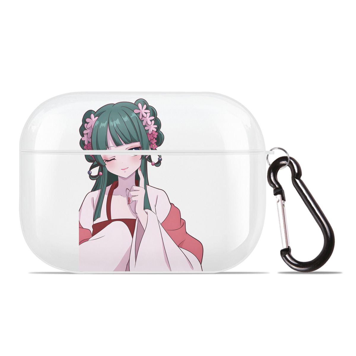 （画像用） 薬屋のひとりごと The Apothecary Diaries 【AirPods Pro用】ハードシェル保護ケース 耐衝撃・防指紋・カラビナ付き商品仕様