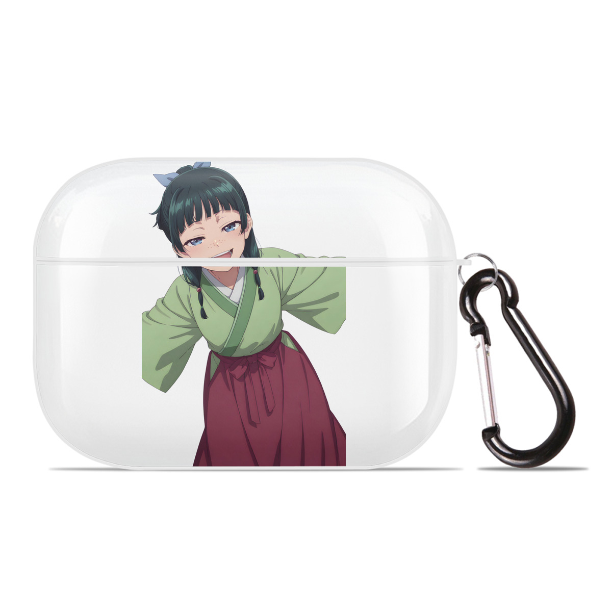 （画像用） 薬屋のひとりごと The Apothecary Diaries 【AirPods Pro用】ハードシェル保護ケース 耐衝撃・防指紋・カラビナ付き商品仕様