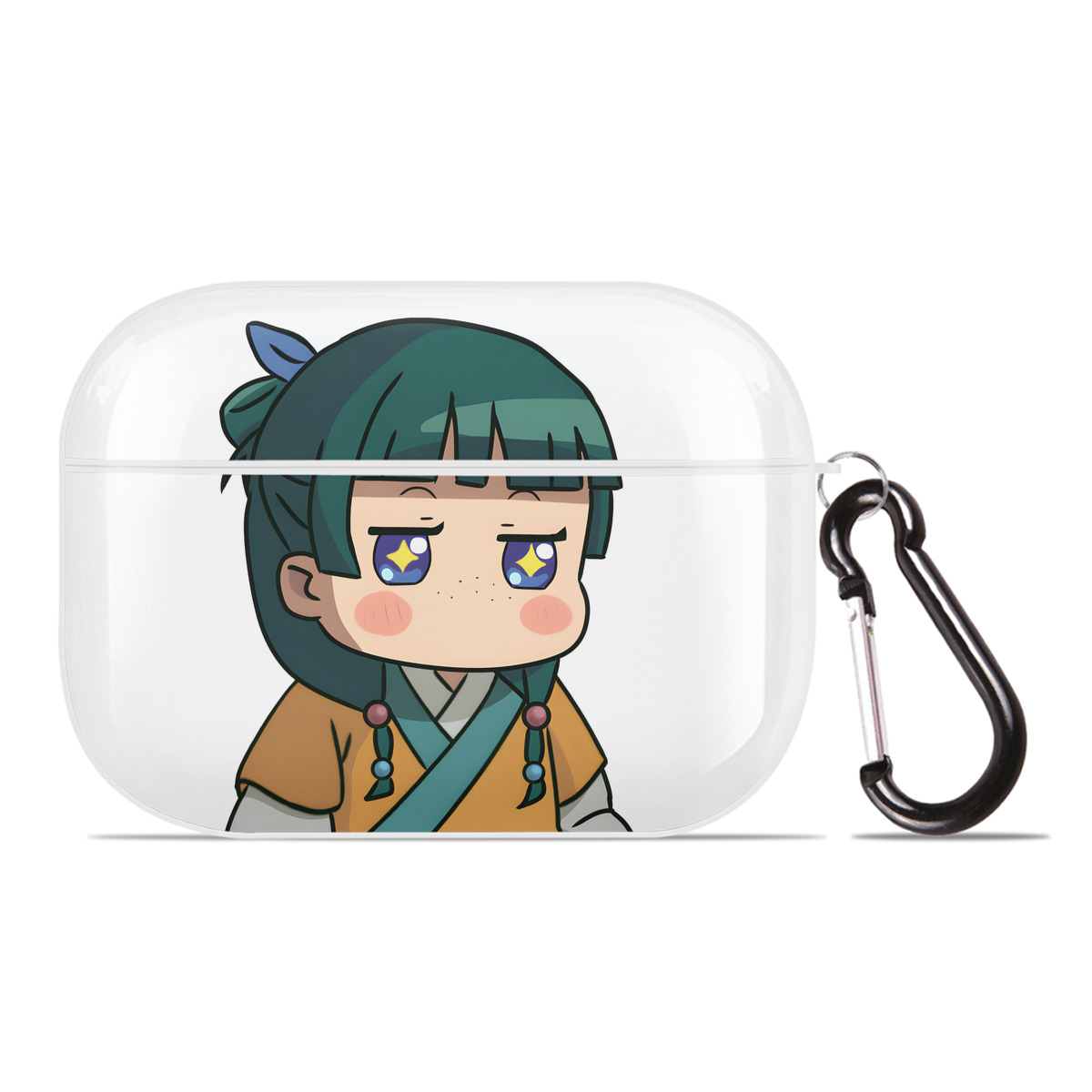 （画像用） 薬屋のひとりごと The Apothecary Diaries 【AirPods Pro用】ハードシェル保護ケース 耐衝撃・防指紋・カラビナ付き商品仕様
