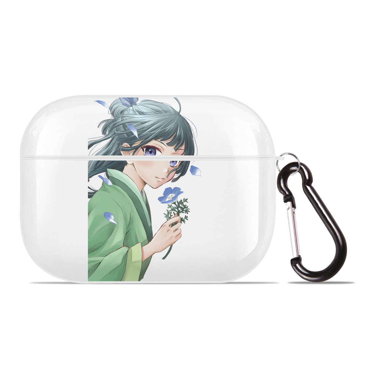 （画像用） 薬屋のひとりごと The Apothecary Diaries 【AirPods Pro用】ハードシェル保護ケース 耐衝撃・防指紋・カラビナ付き商品仕様