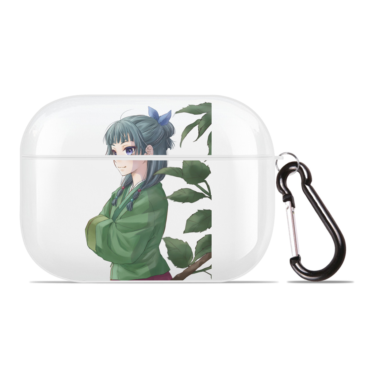 （画像用） 薬屋のひとりごと The Apothecary Diaries 【AirPods Pro用】ハードシェル保護ケース 耐衝撃・防指紋・カラビナ付き商品仕様
