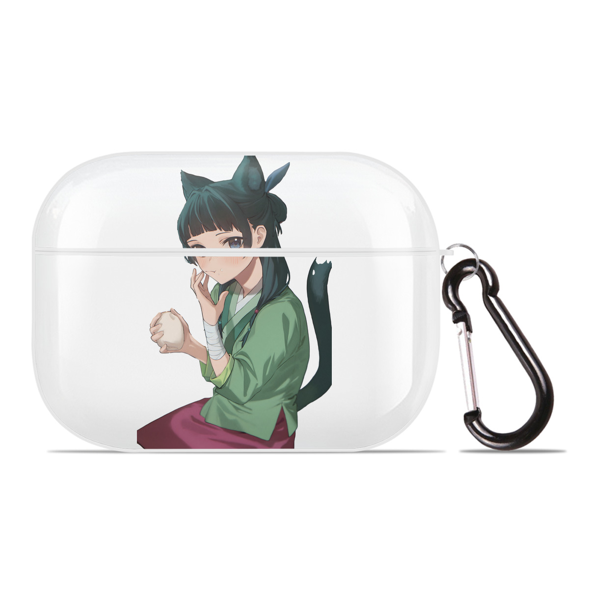 （画像用） 薬屋のひとりごと The Apothecary Diaries 【AirPods Pro用】ハードシェル保護ケース 耐衝撃・防指紋・カラビナ付き商品仕様
