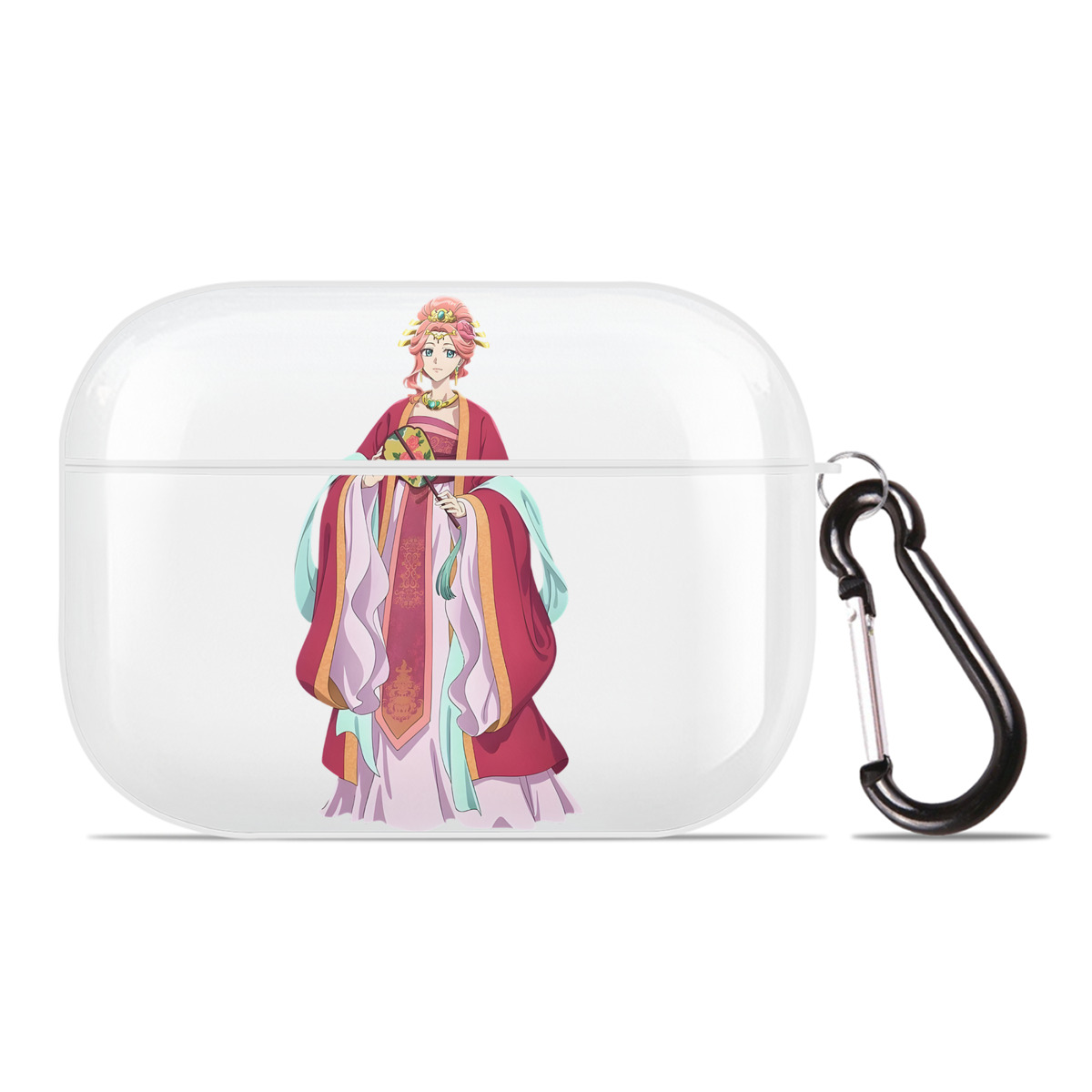 （画像用） 薬屋のひとりごと The Apothecary Diaries 【AirPods Pro用】ハードシェル保護ケース 耐衝撃・防指紋・カラビナ付き商品仕様