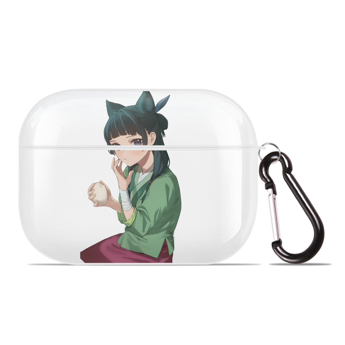 （画像用） 薬屋のひとりごと The Apothecary Diaries 【AirPods Pro用】ハードシェル保護ケース 耐衝撃・防指紋・カラビナ付き商品仕様