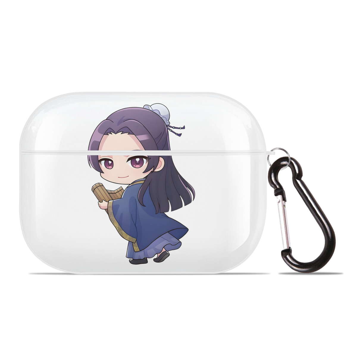 （画像用） 薬屋のひとりごと The Apothecary Diaries 【AirPods Pro用】ハードシェル保護ケース 耐衝撃・防指紋・カラビナ付き商品仕様