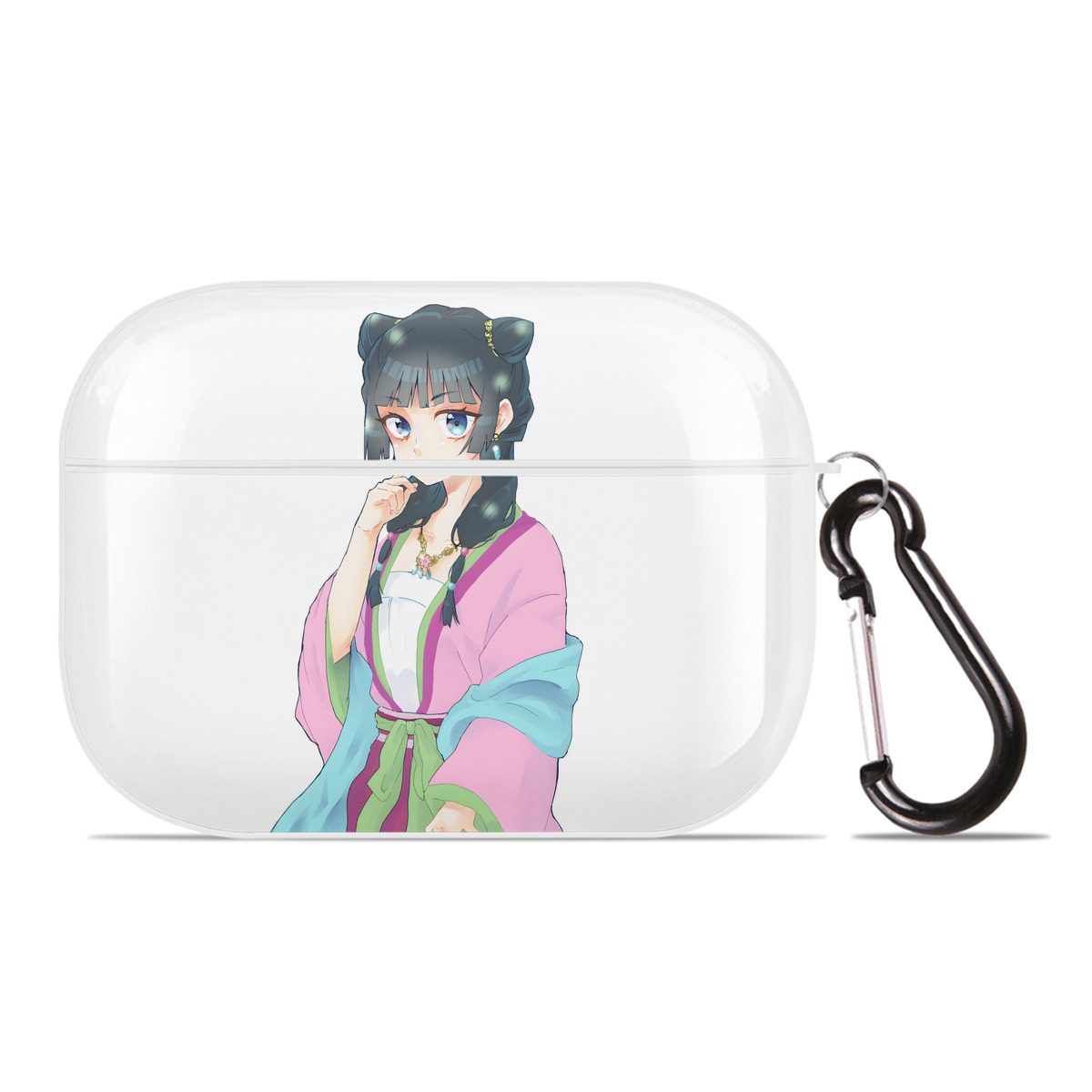 （画像用） 薬屋のひとりごと The Apothecary Diaries 【AirPods Pro用】ハードシェル保護ケース 耐衝撃・防指紋・カラビナ付き商品仕様