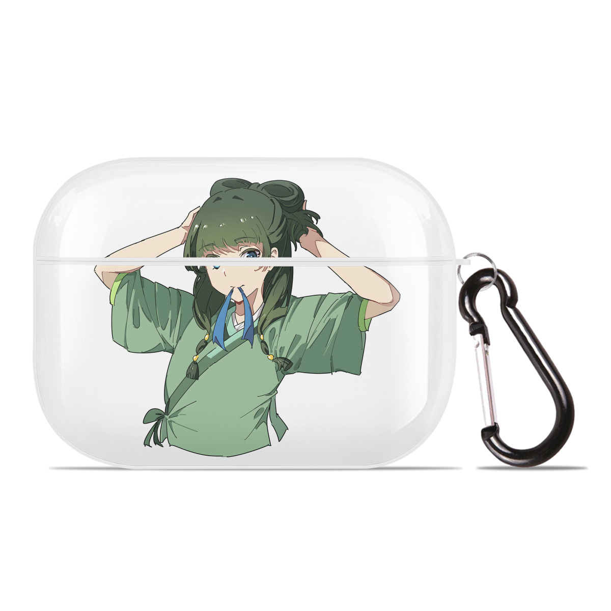 （画像用） 薬屋のひとりごと The Apothecary Diaries 【AirPods Pro用】ハードシェル保護ケース 耐衝撃・防指紋・カラビナ付き商品仕様