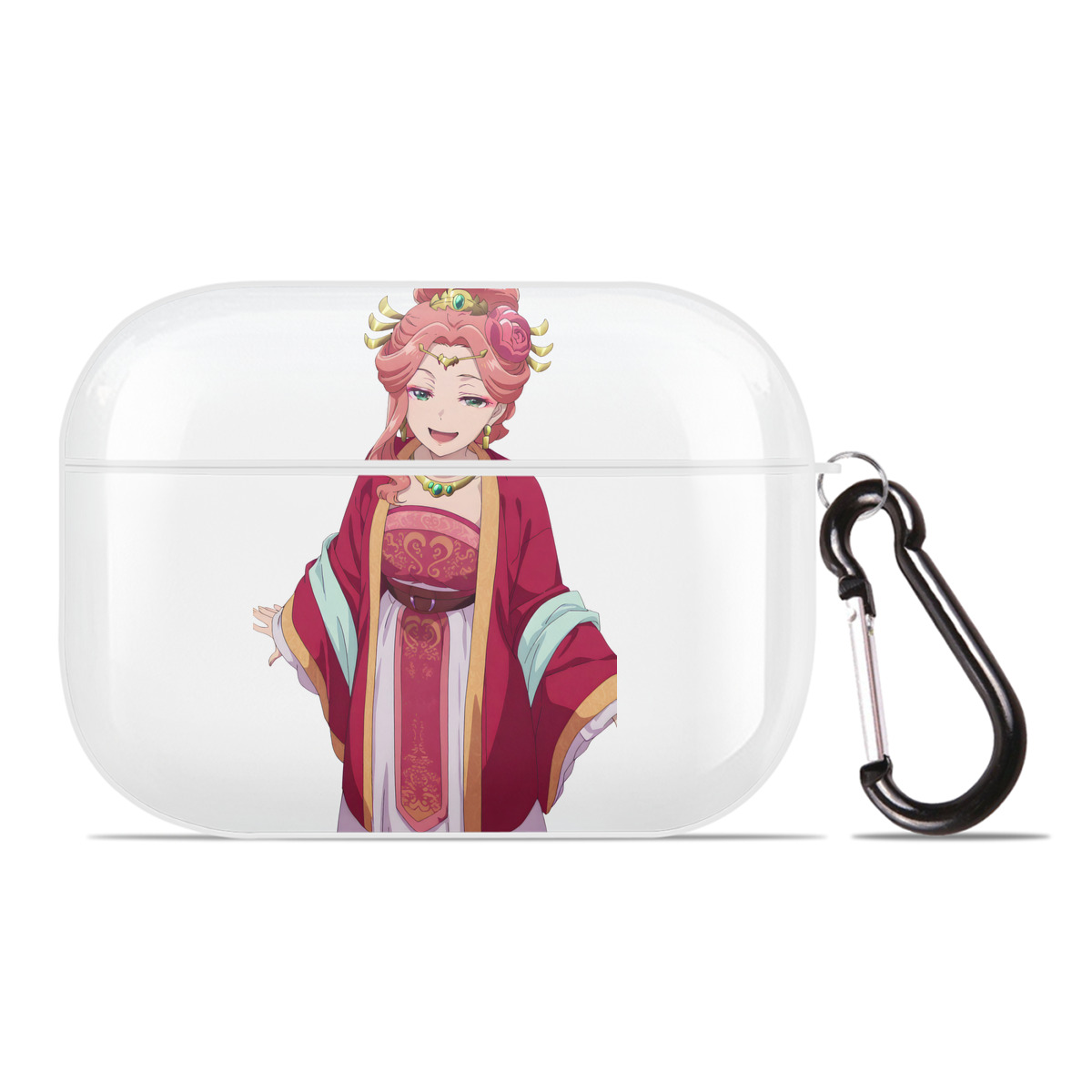 （画像用） 薬屋のひとりごと The Apothecary Diaries 【AirPods Pro用】ハードシェル保護ケース 耐衝撃・防指紋・カラビナ付き商品仕様