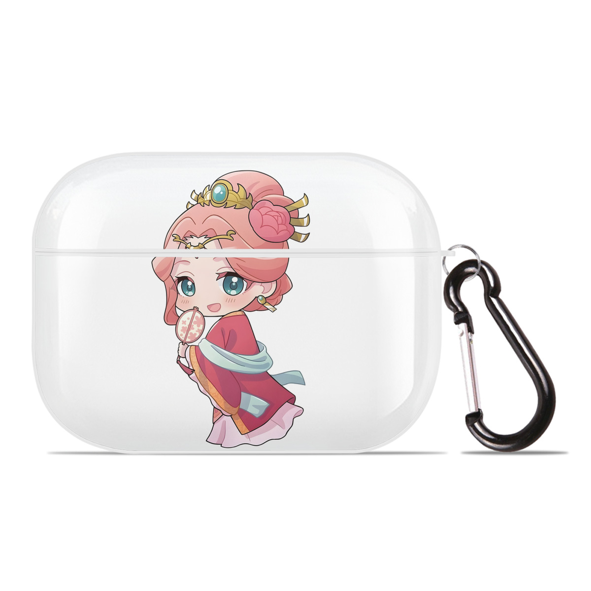 （画像用） 薬屋のひとりごと The Apothecary Diaries 【AirPods Pro用】ハードシェル保護ケース 耐衝撃・防指紋・カラビナ付き商品仕様