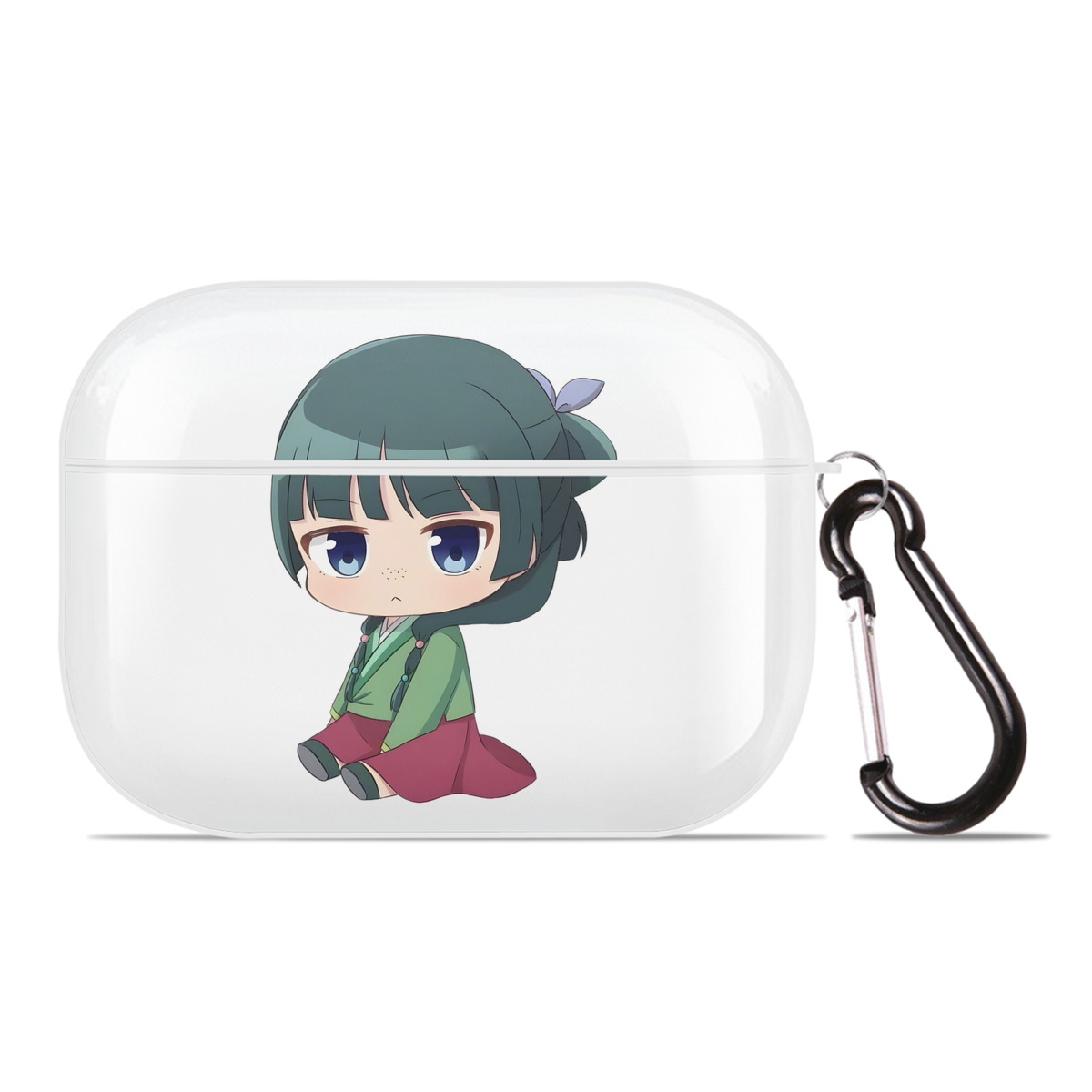 （画像用） 薬屋のひとりごと The Apothecary Diaries 【AirPods Pro用】ハードシェル保護ケース 耐衝撃・防指紋・カラビナ付き商品仕様