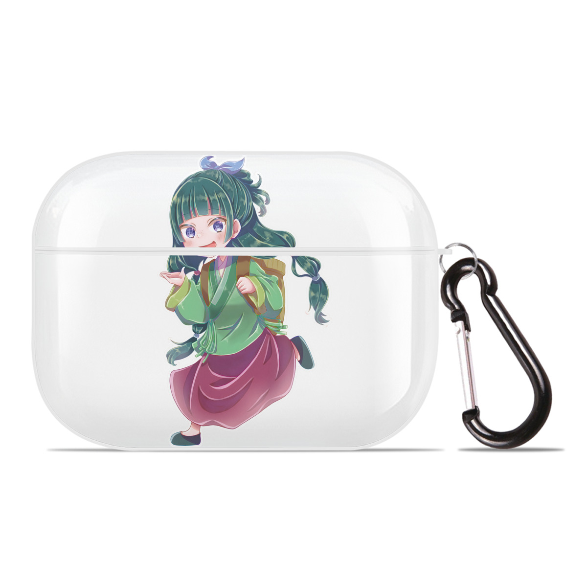（画像用） 薬屋のひとりごと The Apothecary Diaries 【AirPods Pro用】ハードシェル保護ケース 耐衝撃・防指紋・カラビナ付き商品仕様