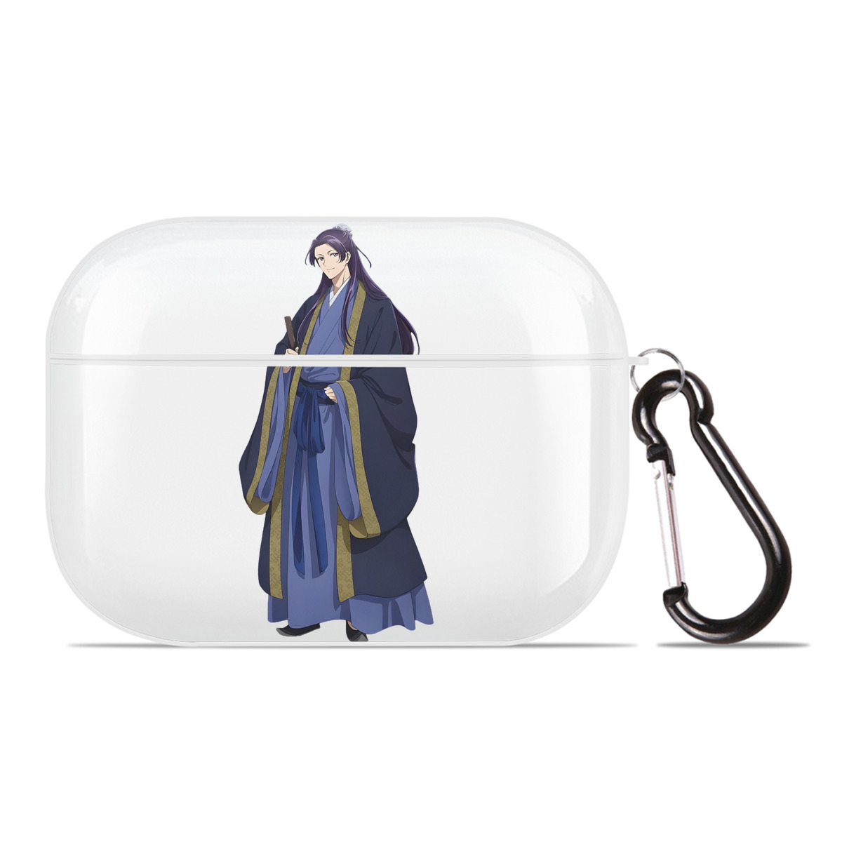 （画像用） 薬屋のひとりごと The Apothecary Diaries 【AirPods Pro用】ハードシェル保護ケース 耐衝撃・防指紋・カラビナ付き商品仕様