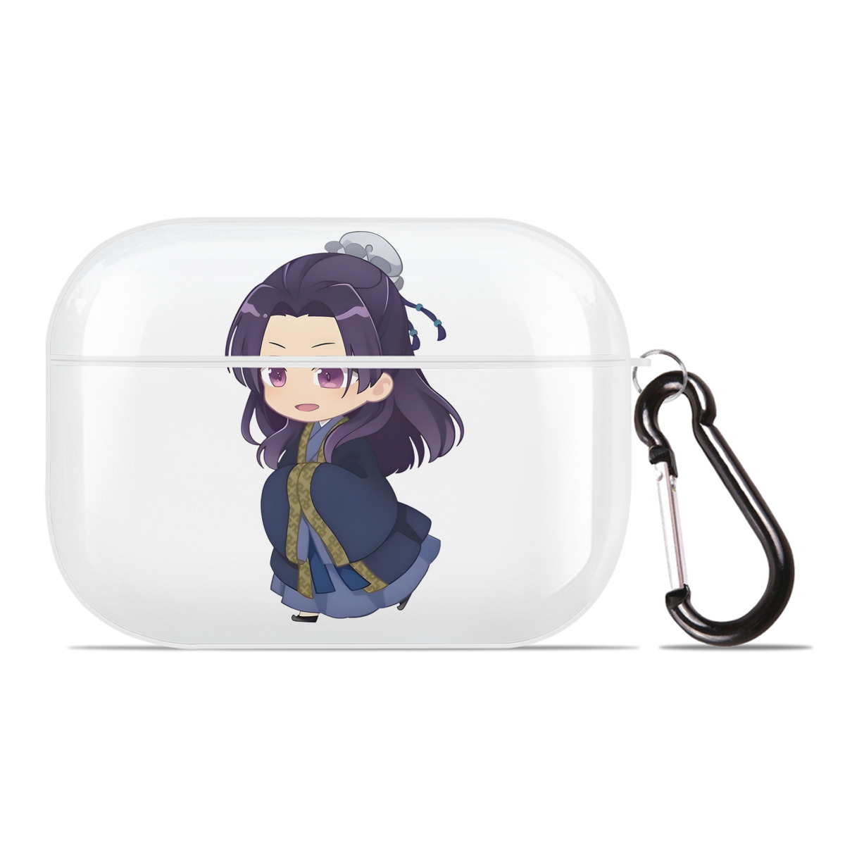 （画像用） 薬屋のひとりごと The Apothecary Diaries 【AirPods Pro用】ハードシェル保護ケース 耐衝撃・防指紋・カラビナ付き商品仕様