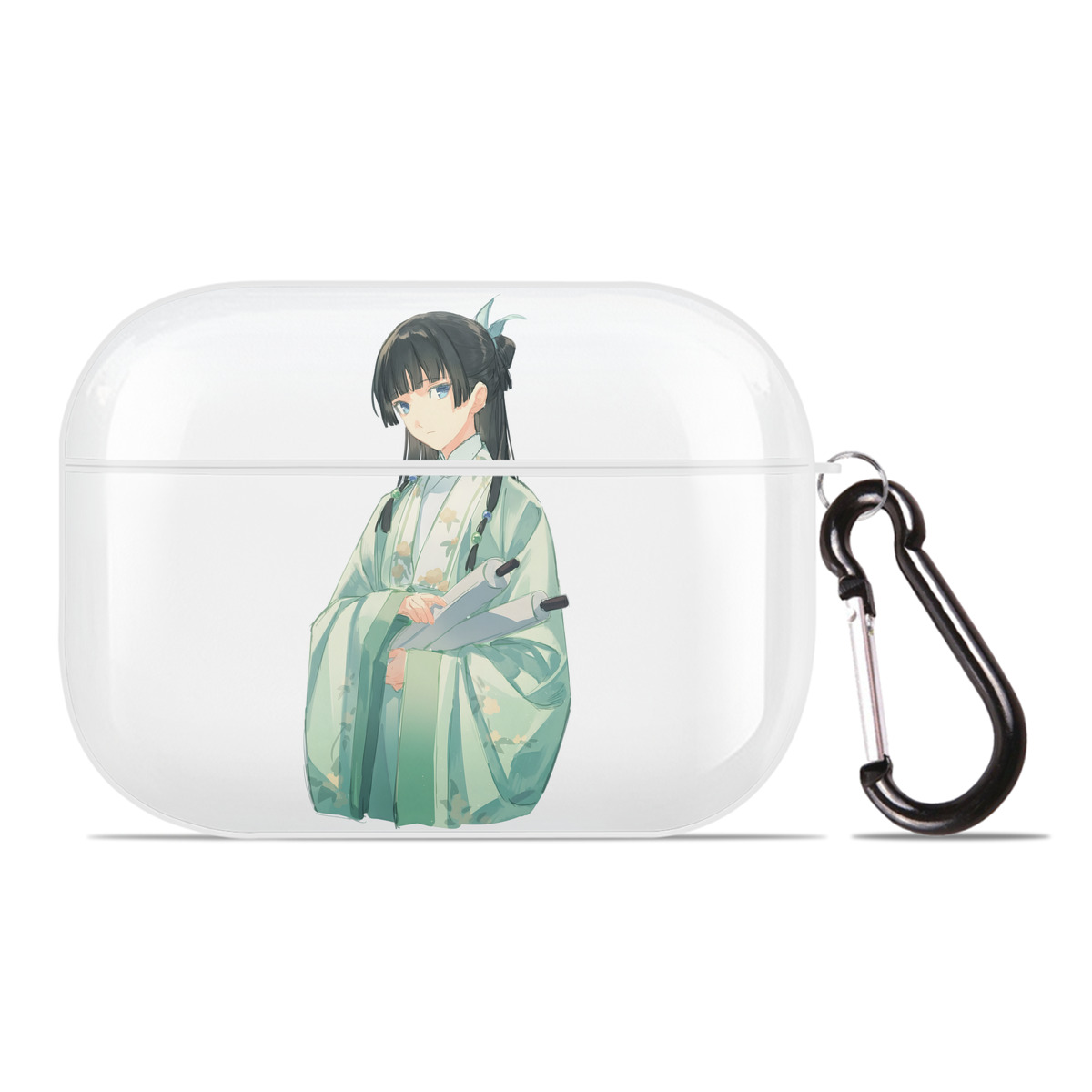 （画像用） 薬屋のひとりごと The Apothecary Diaries 【AirPods Pro用】ハードシェル保護ケース 耐衝撃・防指紋・カラビナ付き商品仕様