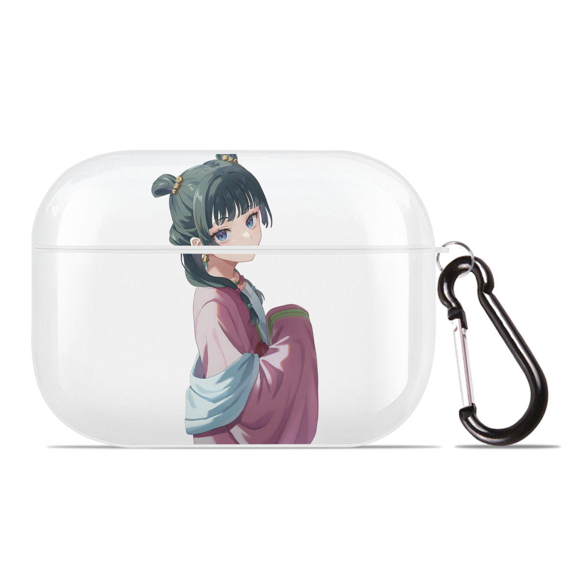 （画像用） 薬屋のひとりごと The Apothecary Diaries 【AirPods Pro用】ハードシェル保護ケース 耐衝撃・防指紋・カラビナ付き商品仕様