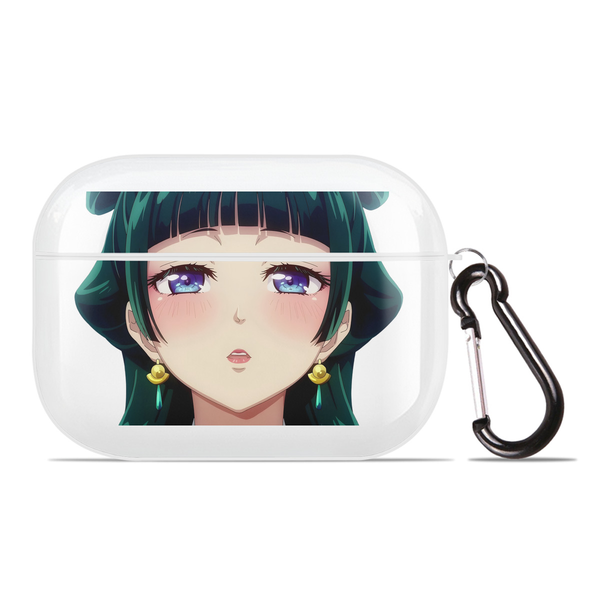 （画像用） 薬屋のひとりごと The Apothecary Diaries 【AirPods Pro用】ハードシェル保護ケース 耐衝撃・防指紋・カラビナ付き商品仕様