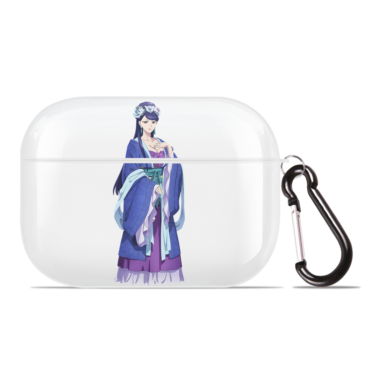 （画像用） 薬屋のひとりごと The Apothecary Diaries 【AirPods Pro用】ハードシェル保護ケース 耐衝撃・防指紋・カラビナ付き商品仕様