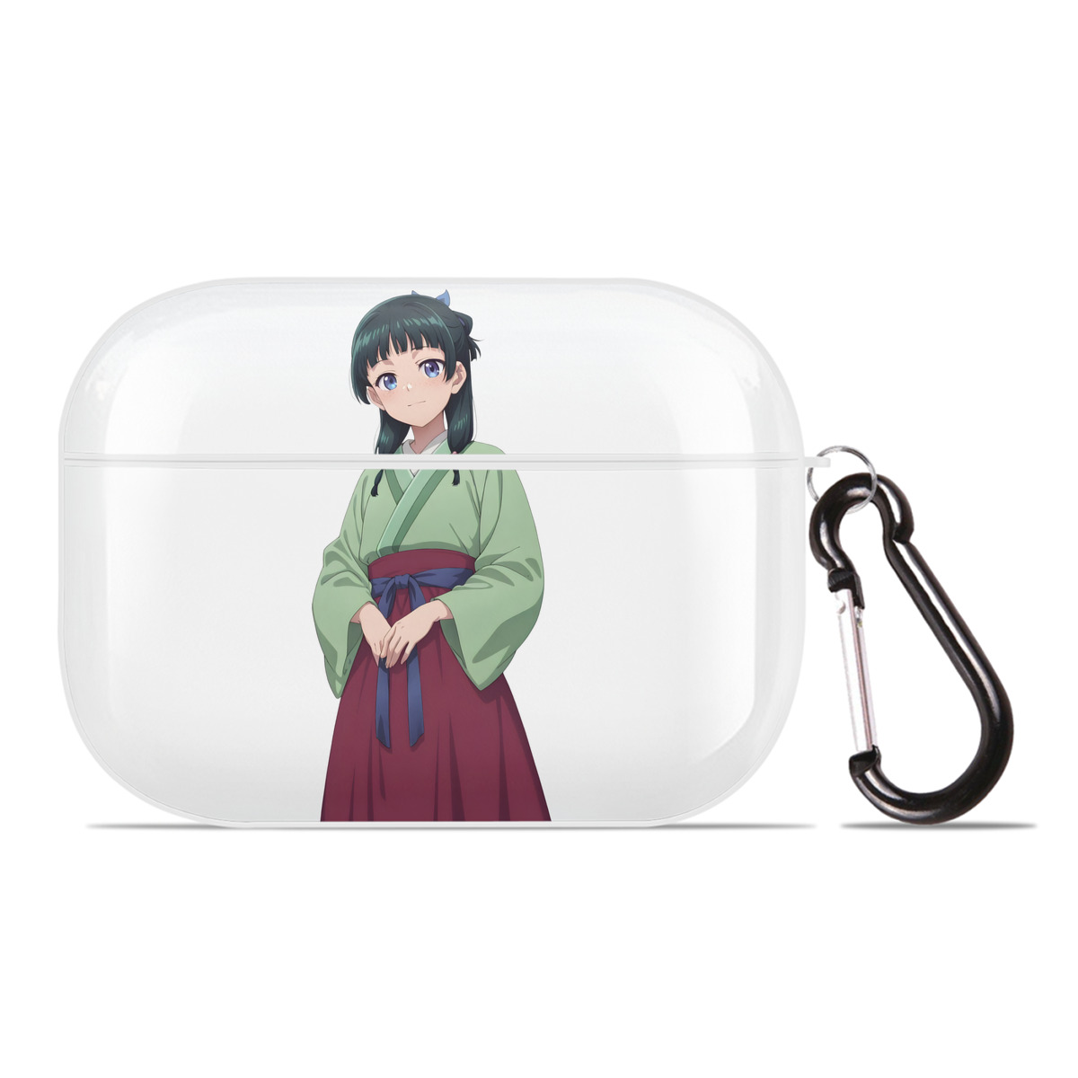 （画像用） 薬屋のひとりごと The Apothecary Diaries 【AirPods Pro用】ハードシェル保護ケース 耐衝撃・防指紋・カラビナ付き商品仕様