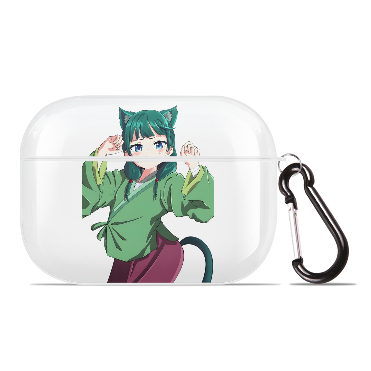 （画像用） 薬屋のひとりごと The Apothecary Diaries 【AirPods Pro用】ハードシェル保護ケース 耐衝撃・防指紋・カラビナ付き商品仕様