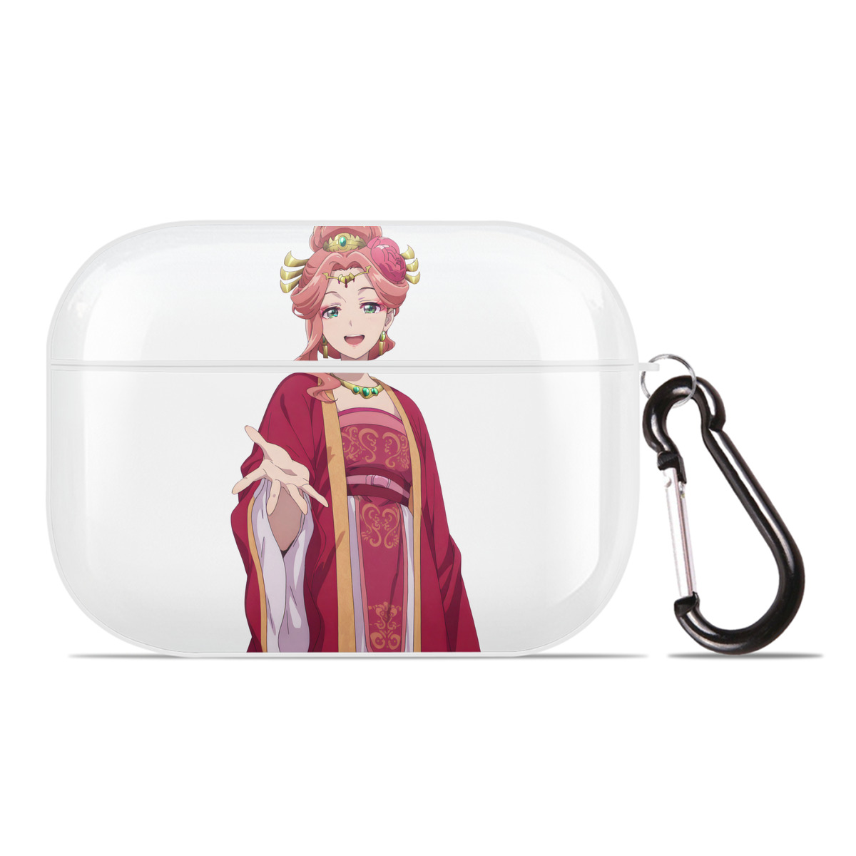 （画像用） 薬屋のひとりごと The Apothecary Diaries 【AirPods Pro用】ハードシェル保護ケース 耐衝撃・防指紋・カラビナ付き商品仕様