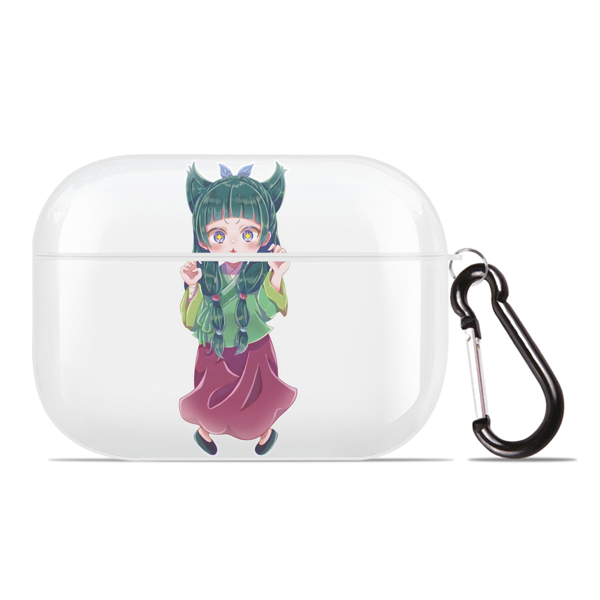 （画像用） 薬屋のひとりごと The Apothecary Diaries 【AirPods Pro用】ハードシェル保護ケース 耐衝撃・防指紋・カラビナ付き商品仕様