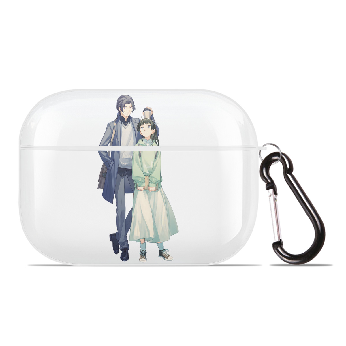 （画像用） 薬屋のひとりごと The Apothecary Diaries 【AirPods Pro用】ハードシェル保護ケース 耐衝撃・防指紋・カラビナ付き商品仕様