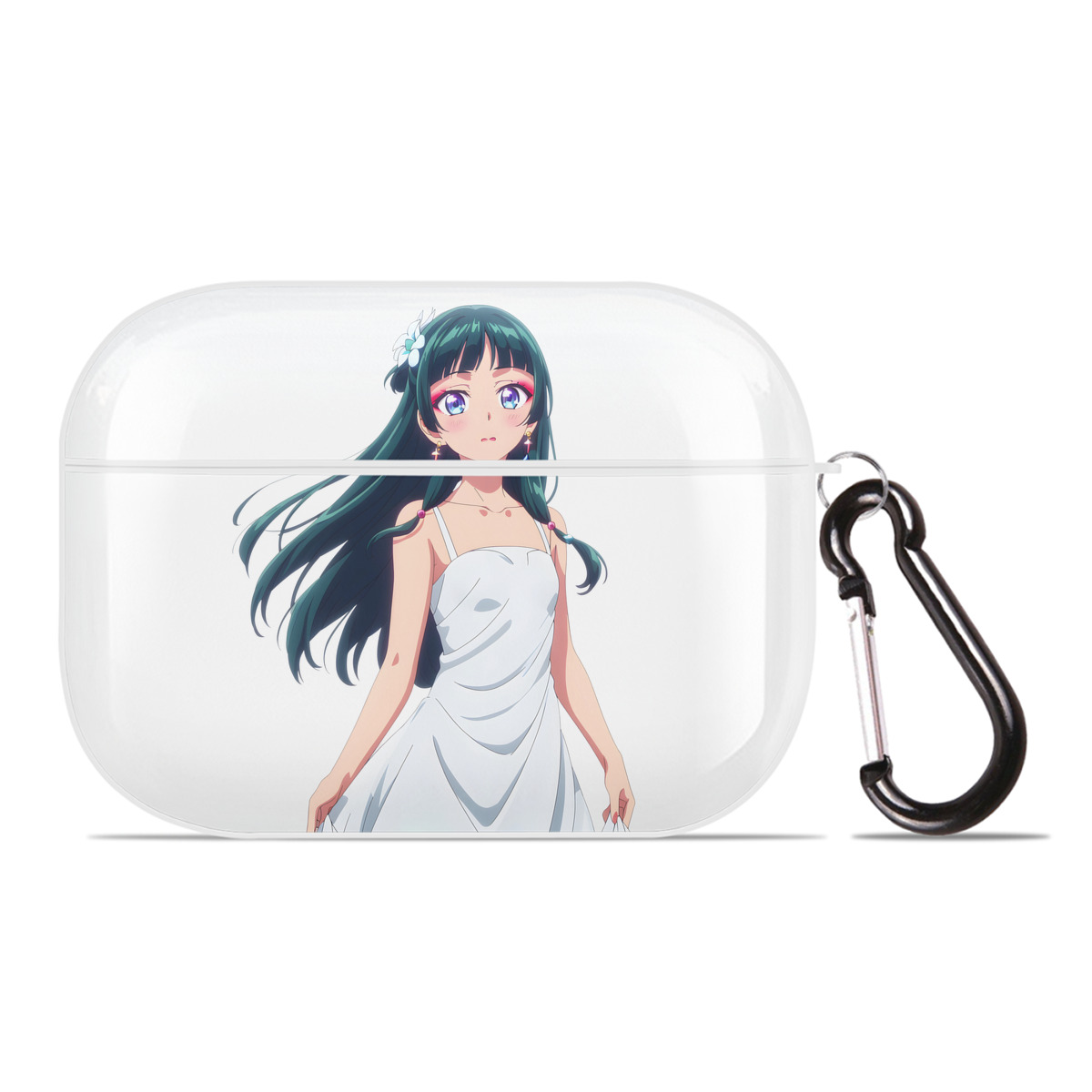 （画像用） 薬屋のひとりごと The Apothecary Diaries 【AirPods Pro用】ハードシェル保護ケース 耐衝撃・防指紋・カラビナ付き商品仕様