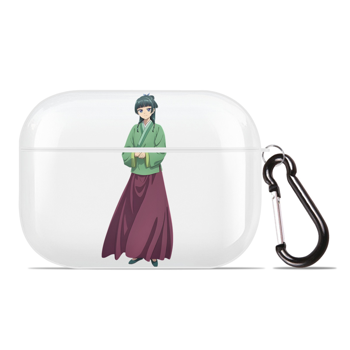 （画像用） 薬屋のひとりごと The Apothecary Diaries 【AirPods Pro用】ハードシェル保護ケース 耐衝撃・防指紋・カラビナ付き商品仕様