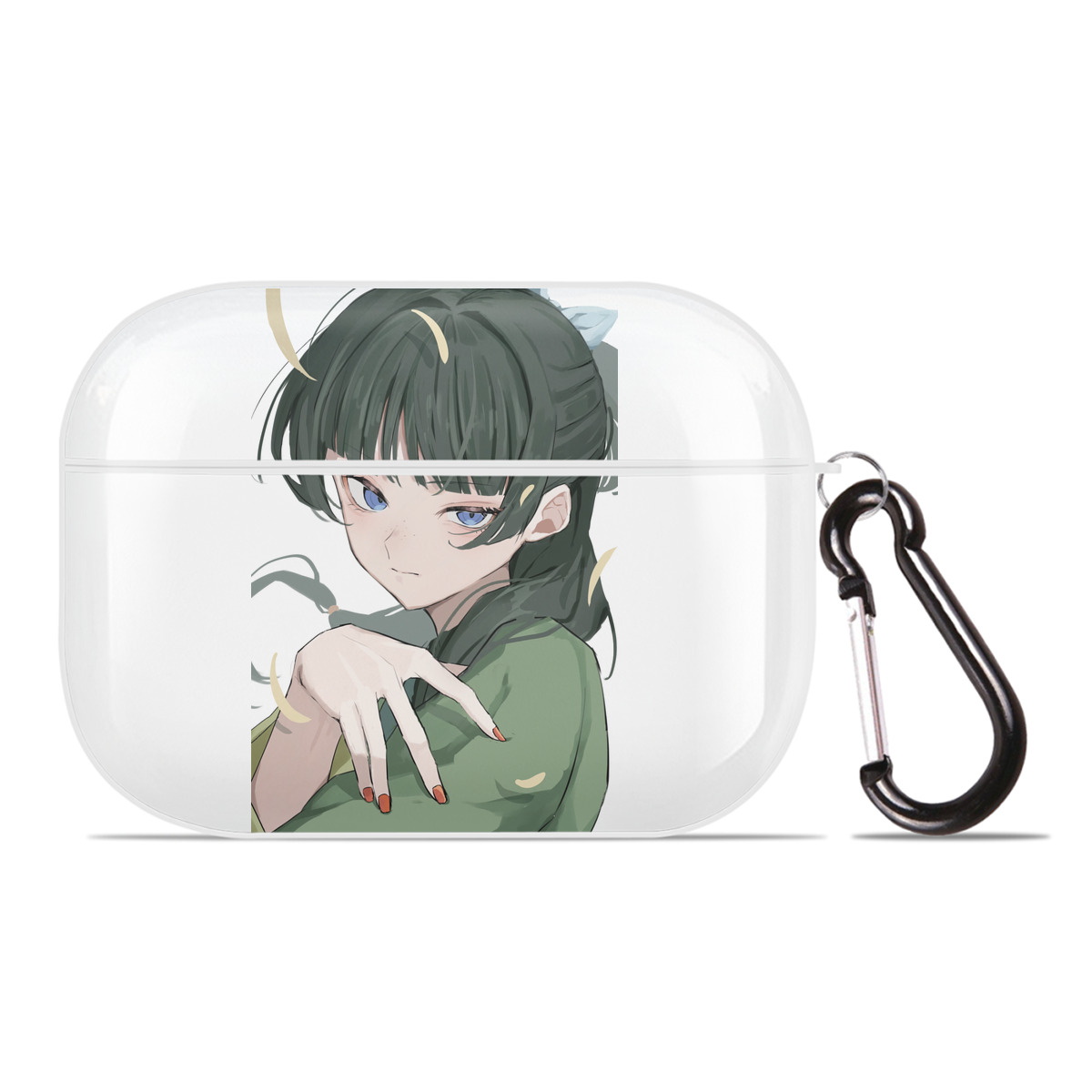 （画像用） 薬屋のひとりごと The Apothecary Diaries 【AirPods Pro用】ハードシェル保護ケース 耐衝撃・防指紋・カラビナ付き商品仕様
