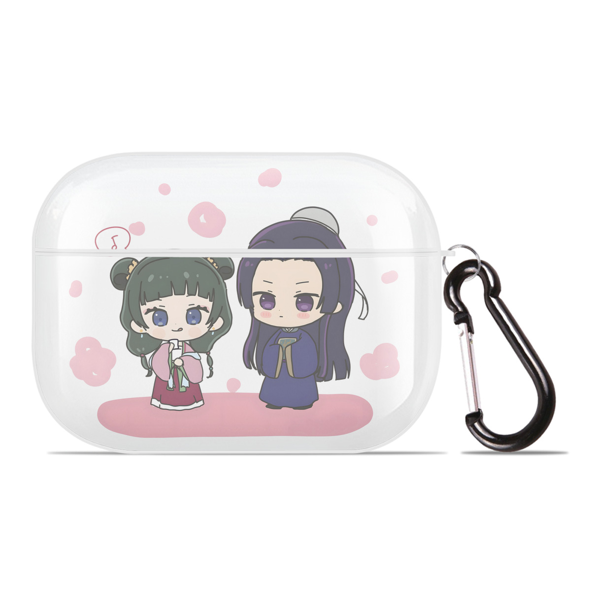 （画像用） 薬屋のひとりごと The Apothecary Diaries 【AirPods Pro用】ハードシェル保護ケース 耐衝撃・防指紋・カラビナ付き商品仕様