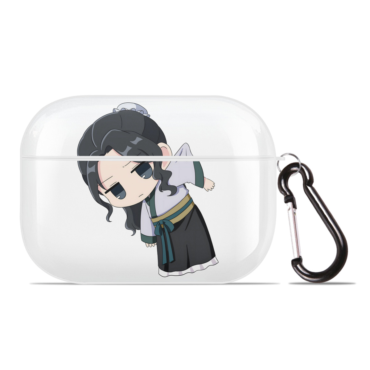 （画像用） 薬屋のひとりごと The Apothecary Diaries 【AirPods Pro用】ハードシェル保護ケース 耐衝撃・防指紋・カラビナ付き商品仕様