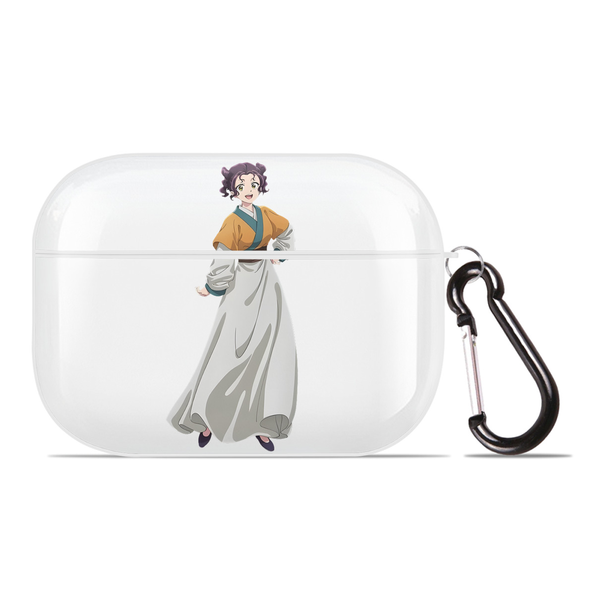 （画像用） 薬屋のひとりごと The Apothecary Diaries 【AirPods Pro用】ハードシェル保護ケース 耐衝撃・防指紋・カラビナ付き商品仕様