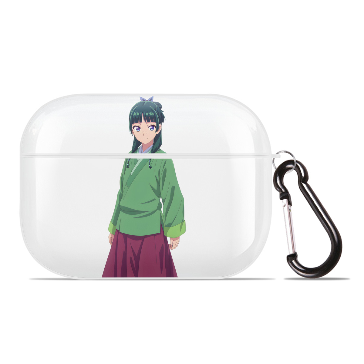 （画像用） 薬屋のひとりごと The Apothecary Diaries 【AirPods Pro用】ハードシェル保護ケース 耐衝撃・防指紋・カラビナ付き商品仕様