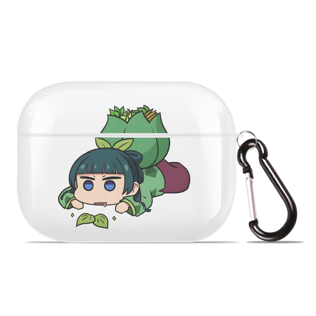 （画像用） 薬屋のひとりごと The Apothecary Diaries 【AirPods Pro用】ハードシェル保護ケース 耐衝撃・防指紋・カラビナ付き商品仕様
