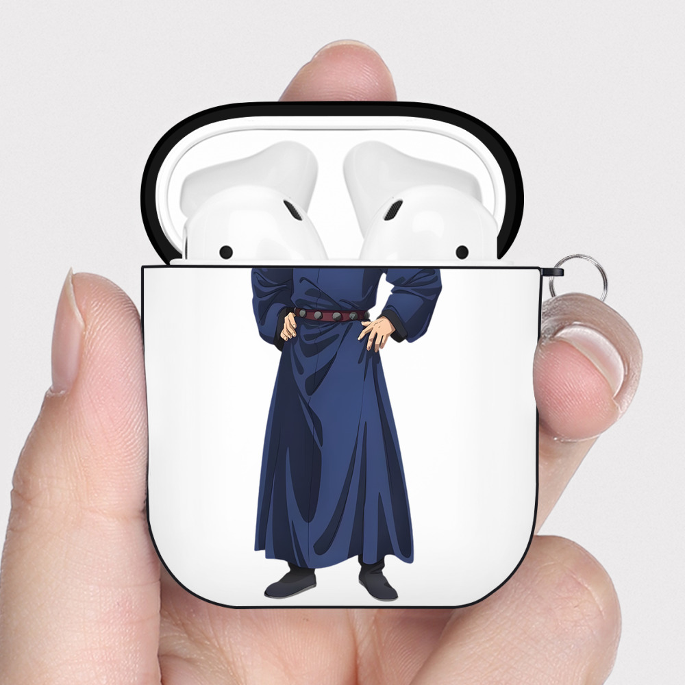 （画像用） 薬屋のひとりごと The Apothecary Diaries AirPods 第2世代保護ケース ハードシェル ブラック 耐衝撃・防指紋・カラビナ付き