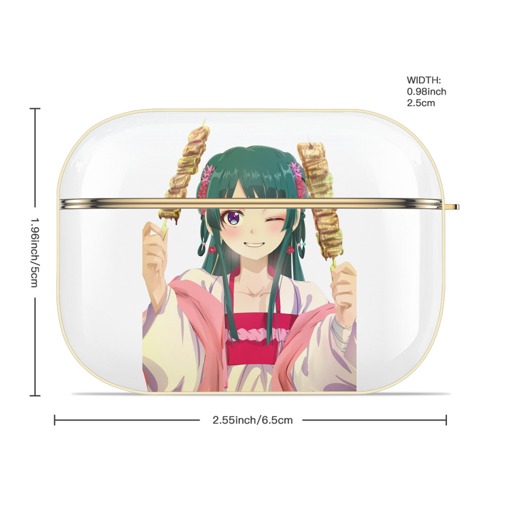 薬屋のひとりごと The Apothecary Diaries 【AirPods Pro用】ハードシェル保護ケース｜耐衝撃・防指紋・カラビナ付き商品仕様