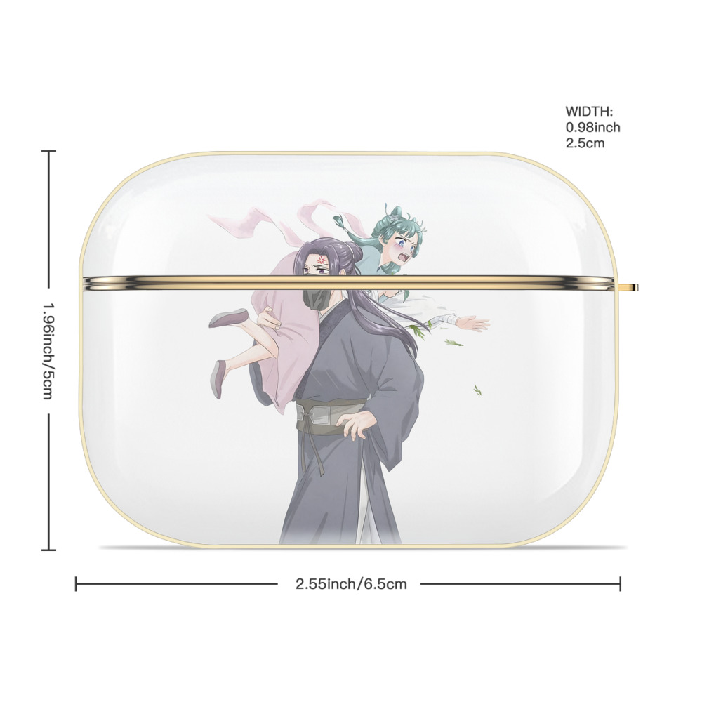 薬屋のひとりごと The Apothecary Diaries 【AirPods Pro用】ハードシェル保護ケース｜耐衝撃・防指紋・カラビナ付き商品仕様