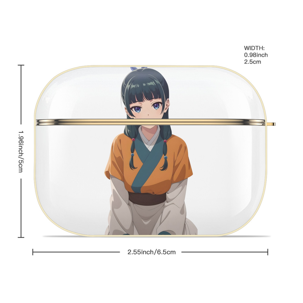 薬屋のひとりごと The Apothecary Diaries 【AirPods Pro用】ハードシェル保護ケース｜耐衝撃・防指紋・カラビナ付き商品仕様