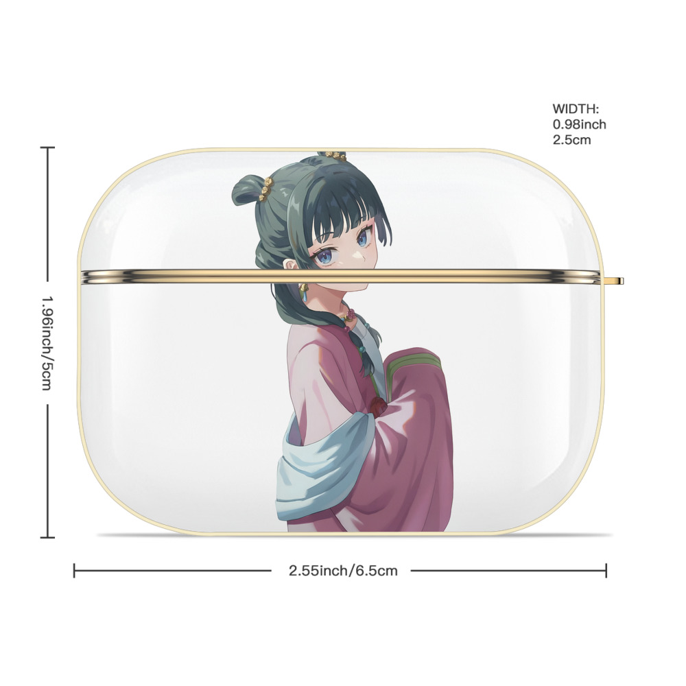 薬屋のひとりごと The Apothecary Diaries 【AirPods Pro用】ハードシェル保護ケース｜耐衝撃・防指紋・カラビナ付き商品仕様