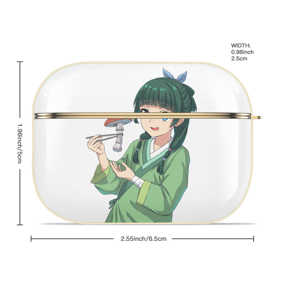 薬屋のひとりごと The Apothecary Diaries 【AirPods Pro用】ハードシェル保護ケース｜耐衝撃・防指紋・カラビナ付き商品仕様