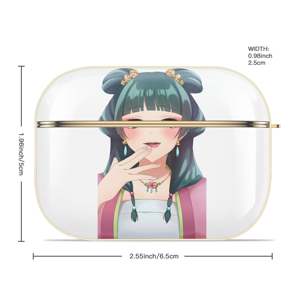 薬屋のひとりごと The Apothecary Diaries 【AirPods Pro用】ハードシェル保護ケース｜耐衝撃・防指紋・カラビナ付き商品仕様