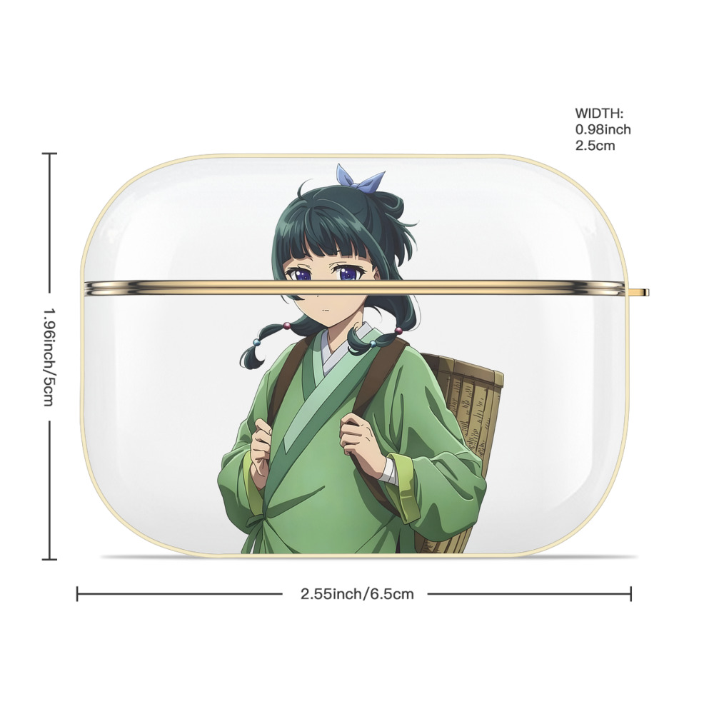 薬屋のひとりごと The Apothecary Diaries 【AirPods Pro用】ハードシェル保護ケース｜耐衝撃・防指紋・カラビナ付き商品仕様