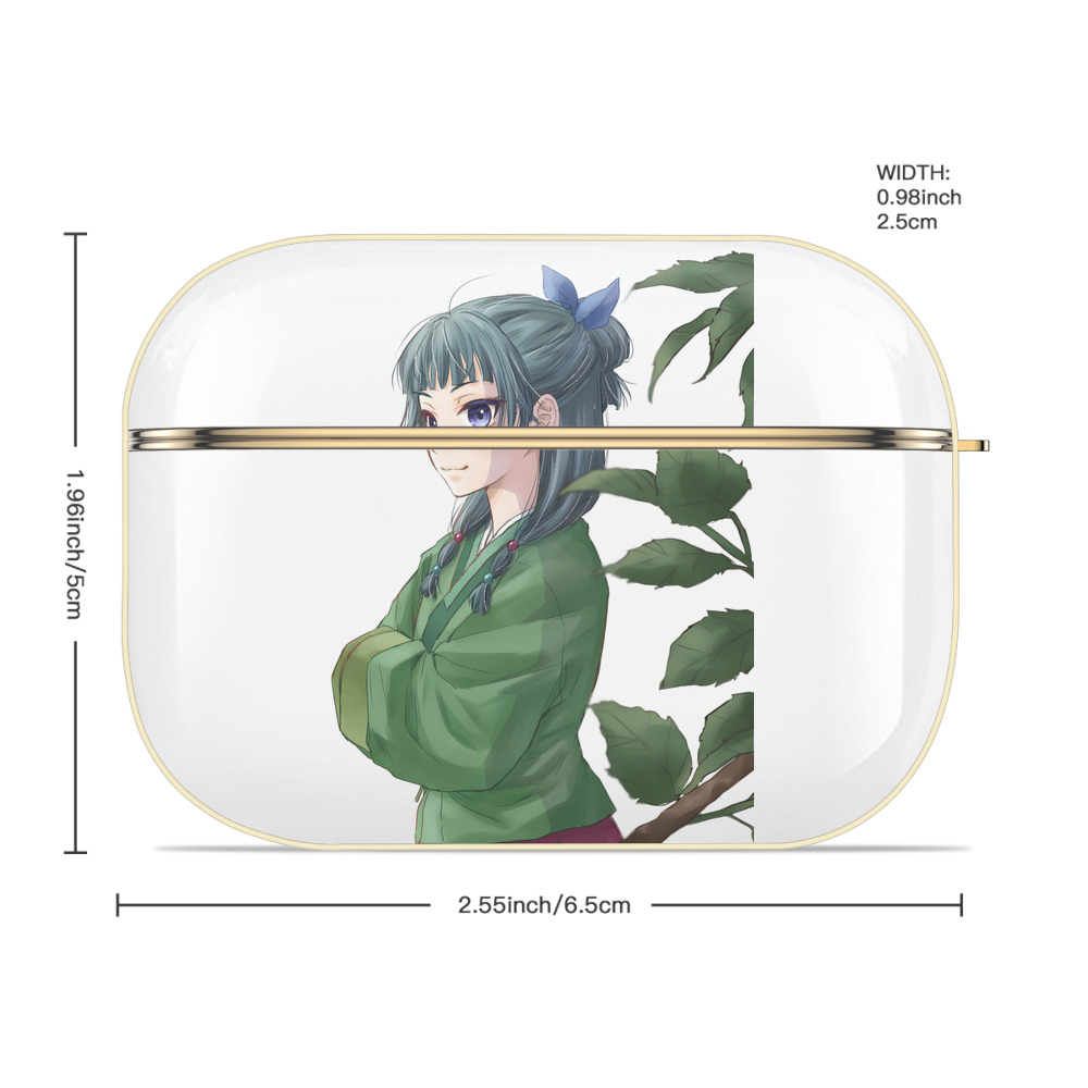薬屋のひとりごと The Apothecary Diaries 【AirPods Pro用】ハードシェル保護ケース｜耐衝撃・防指紋・カラビナ付き商品仕様