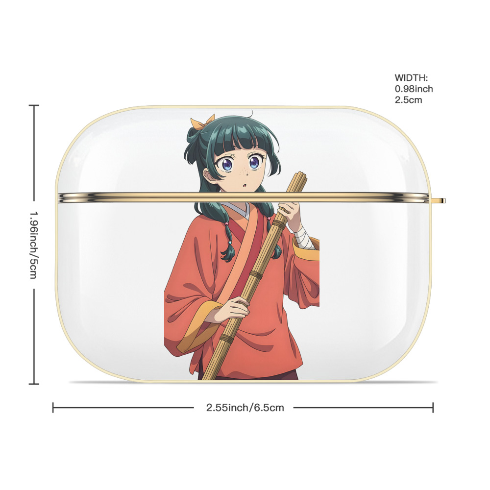 薬屋のひとりごと The Apothecary Diaries 【AirPods Pro用】ハードシェル保護ケース｜耐衝撃・防指紋・カラビナ付き商品仕様